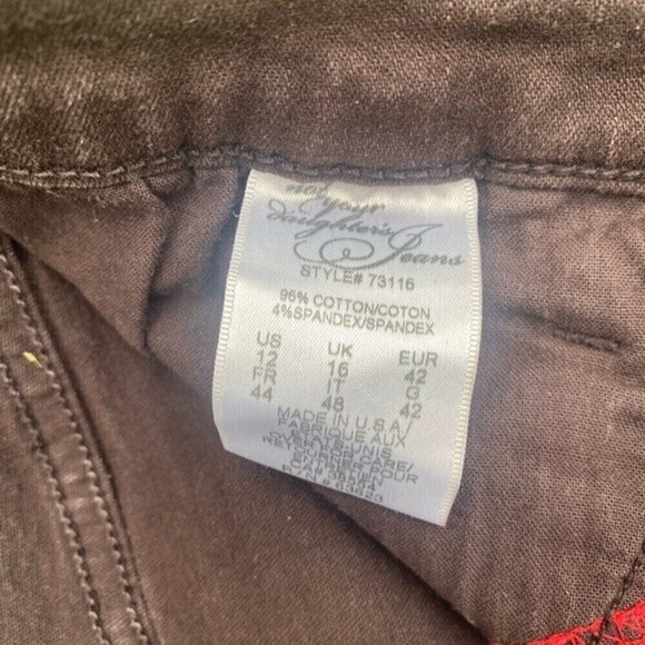 NYDJ Straight Leg Grey Pant size 12 used excellent condition made for Nordstrom - Picture 8 of 8